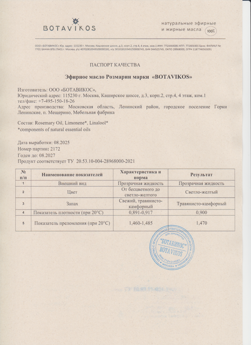Паспорт №082025